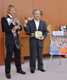 ご縁の国しまねツアーに向け、日高郁人が島根県知事を表敬訪問！